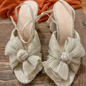 Loeffler Randall Camellia Heels Silver